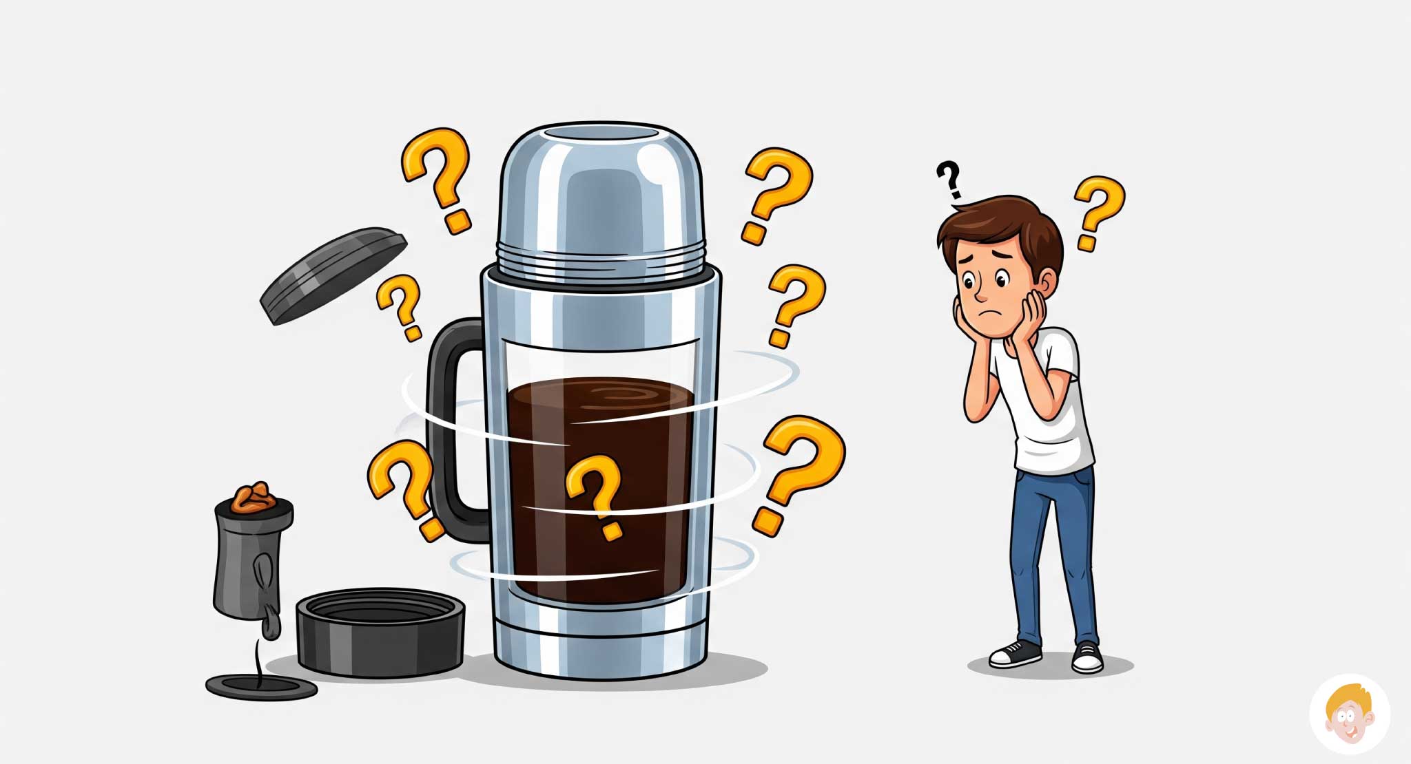 水筒にコーヒーを入れる注意点｜匂い・酸化対策と洗い方