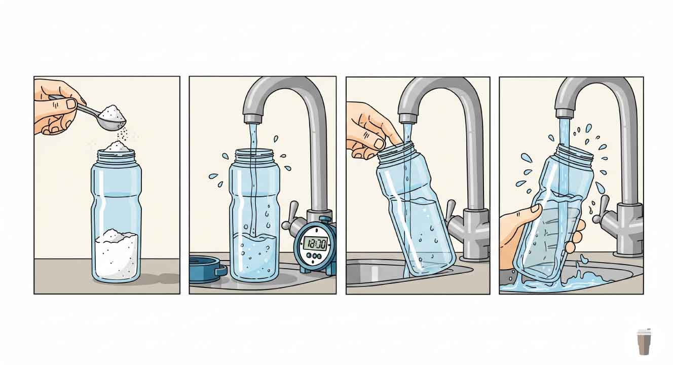 クエン酸を使った安全な水筒洗浄の基本ステップ