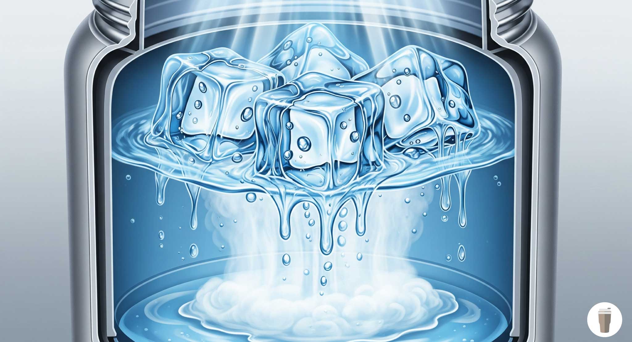 サーモスの水筒で氷がすぐ溶ける時の対策