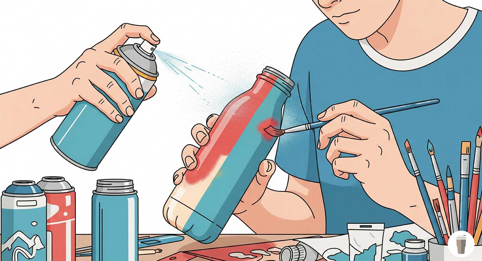 水筒の塗装をDIYでリフレッシュする方法