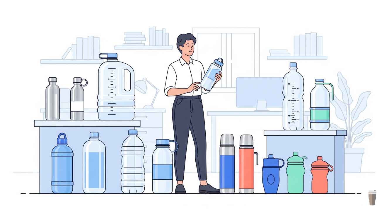 仕事用の水筒容量の目安は？失敗しない選び方のコツ