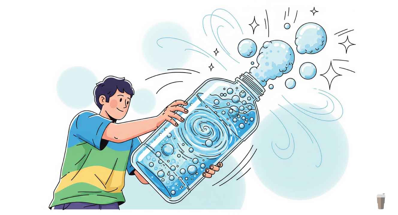 水筒を振るだけで洗う方法｜スポンジや重曹で簡単キレイに