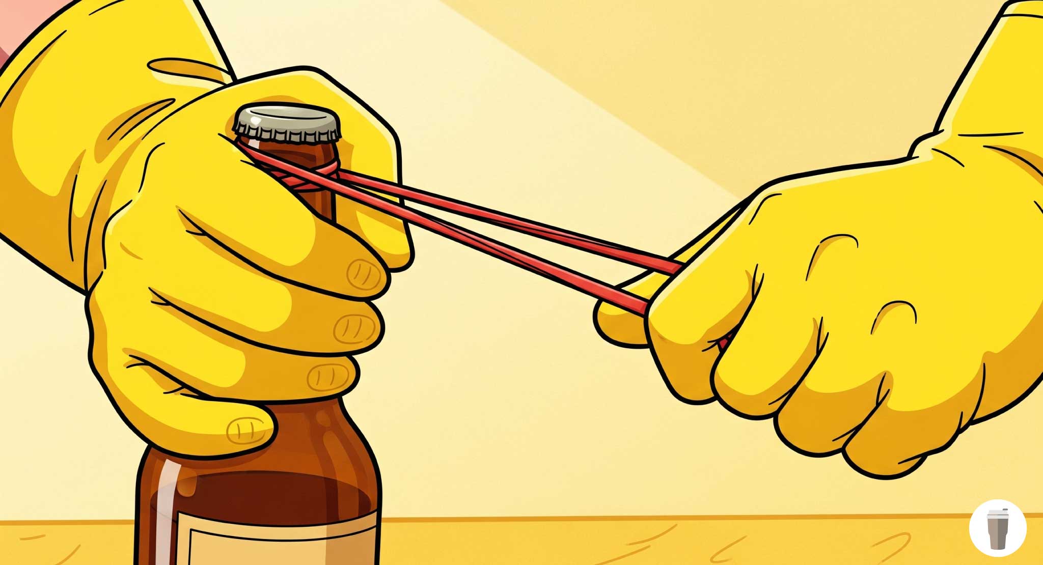 道具を使わず身近なもので滑りを防ぐ