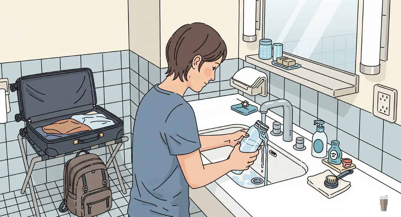 海外旅行で水筒を洗う方法は?持ち物から洗い方まで解説