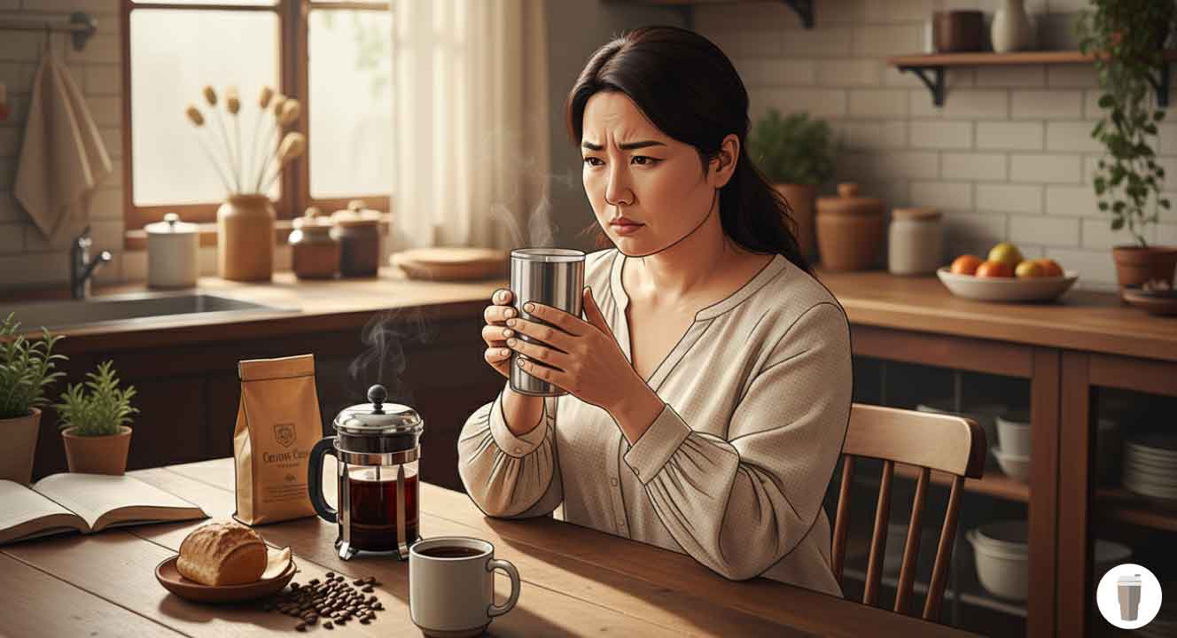 水筒にホットコーヒーはだめ？風味が劣化するあの謎を解説