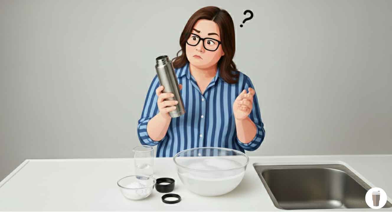 ステンレス製の水筒にキッチンハイターは危険？安全な洗浄術