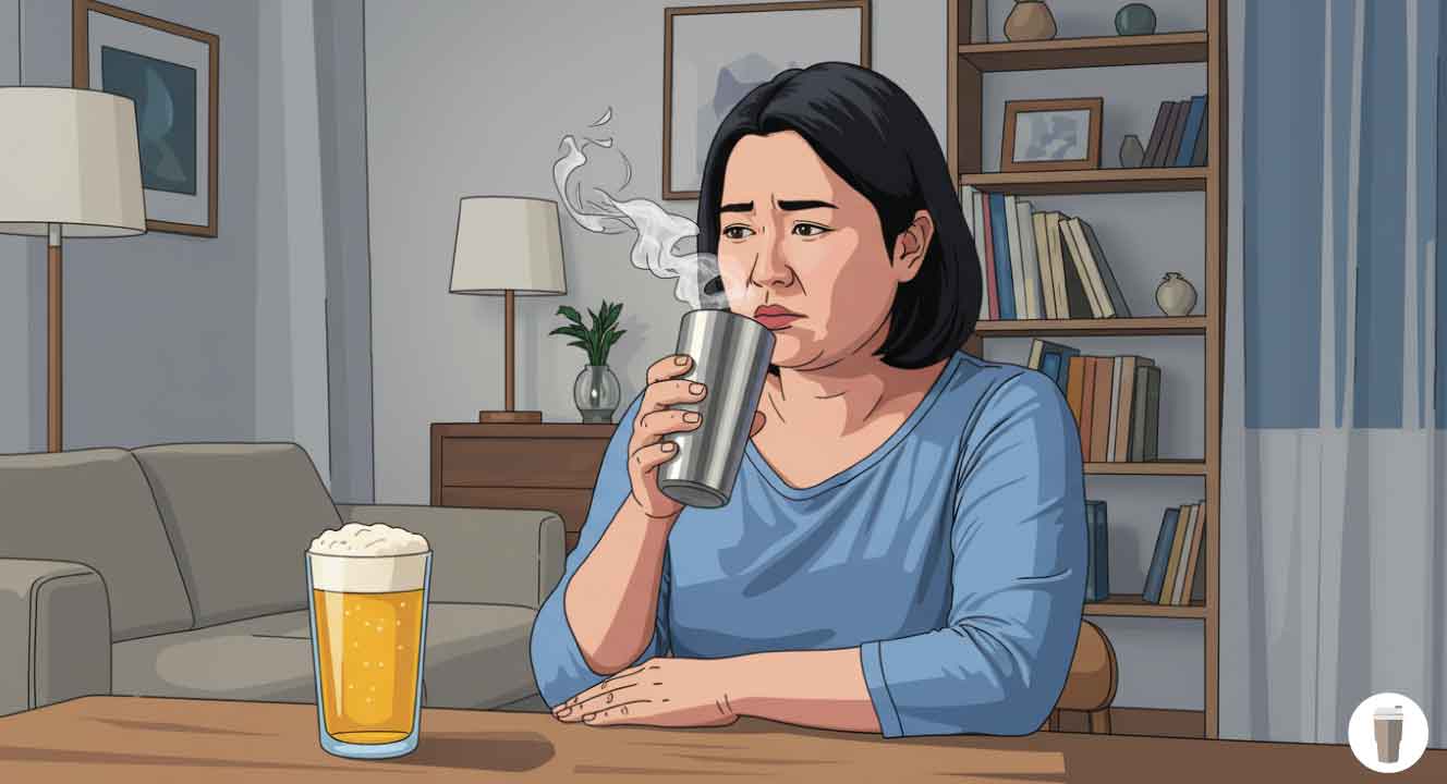 ステンレス製タンブラーだとビールがなんだかまずいと感じるその原因