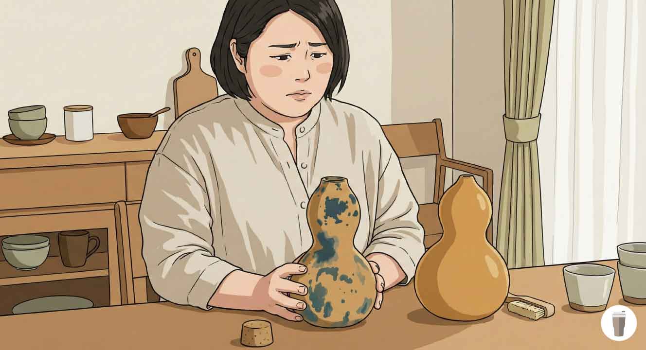 ひょうたん水筒は手入れをしないと腐る?