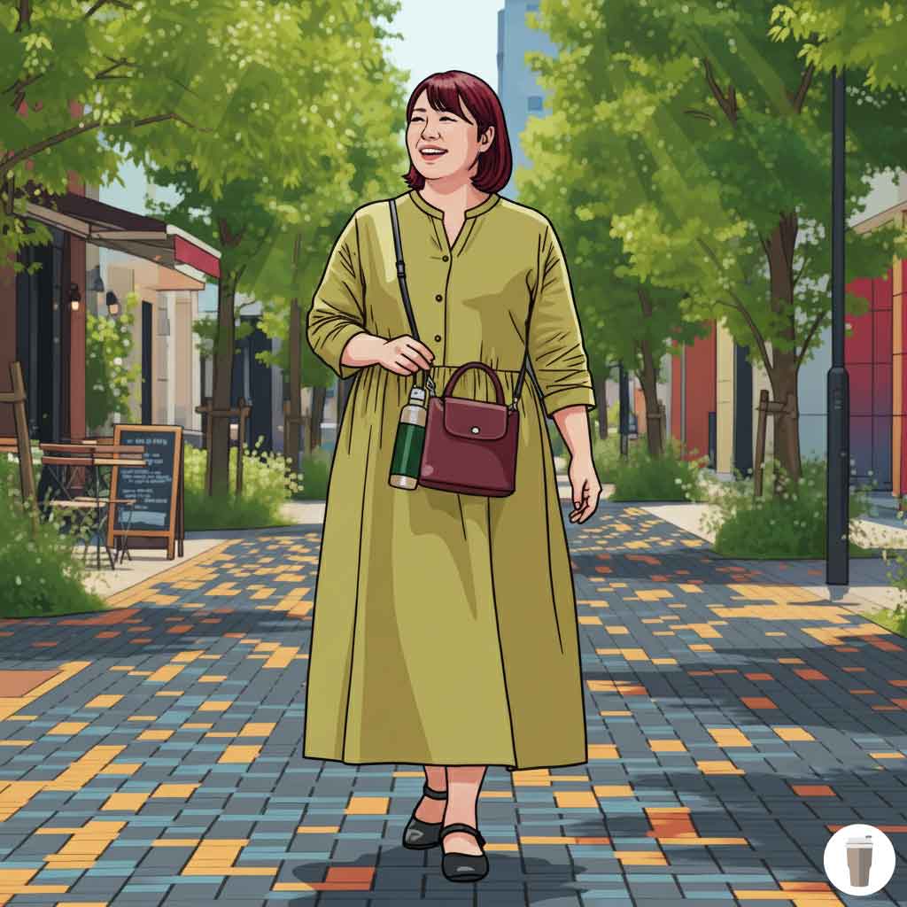 ホルダーでバッグの外にアクセサリー持ち