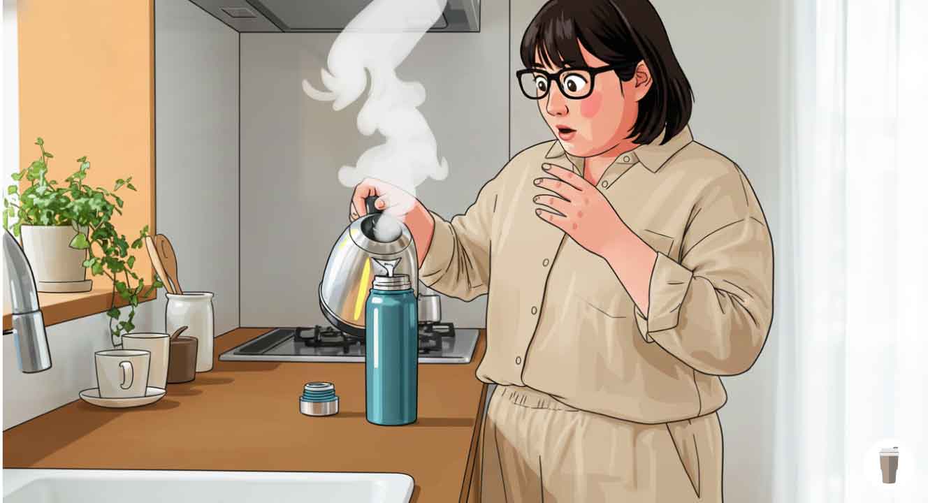 保冷専用ボトルに熱湯が危険な理由
