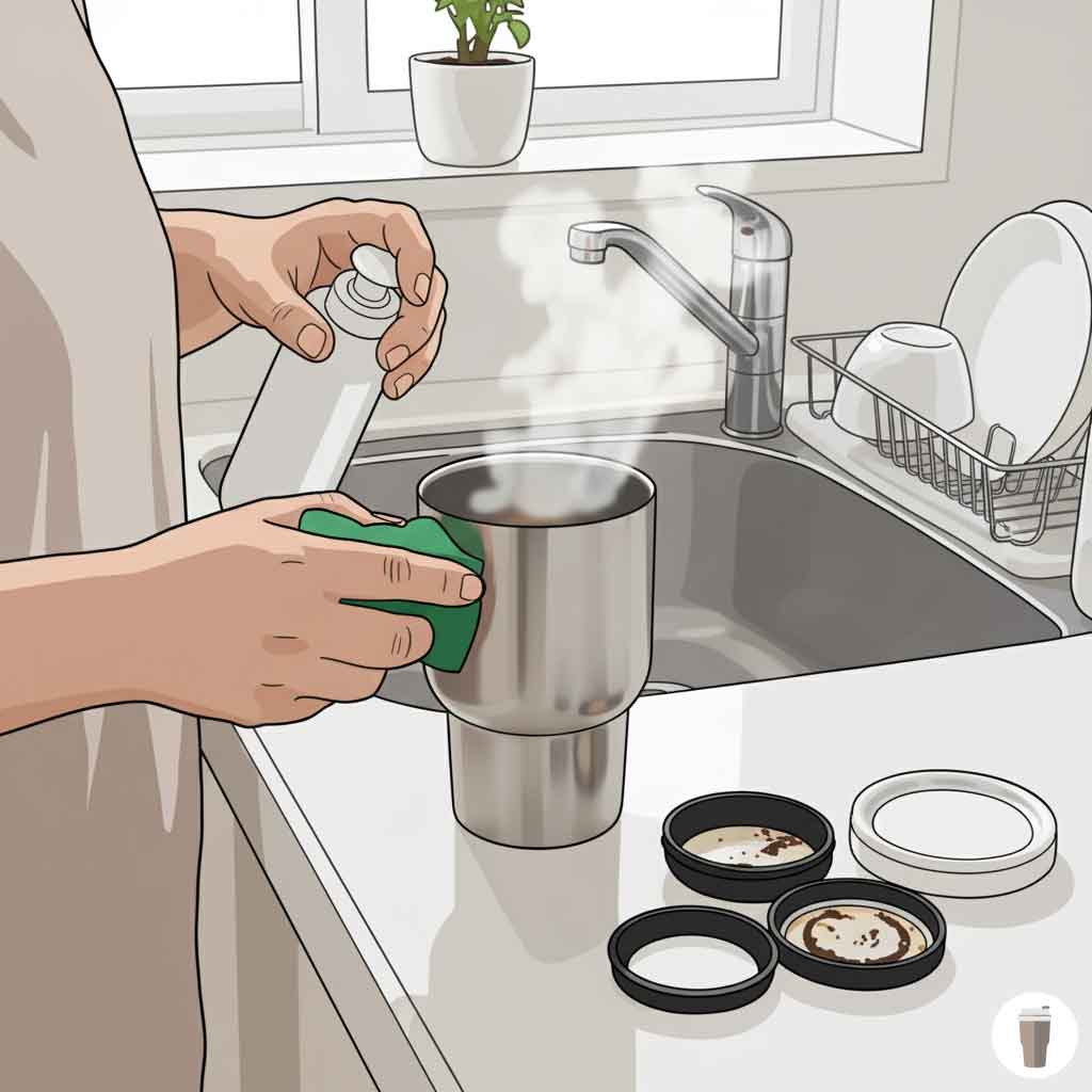 取れない匂いと頑固な色移り