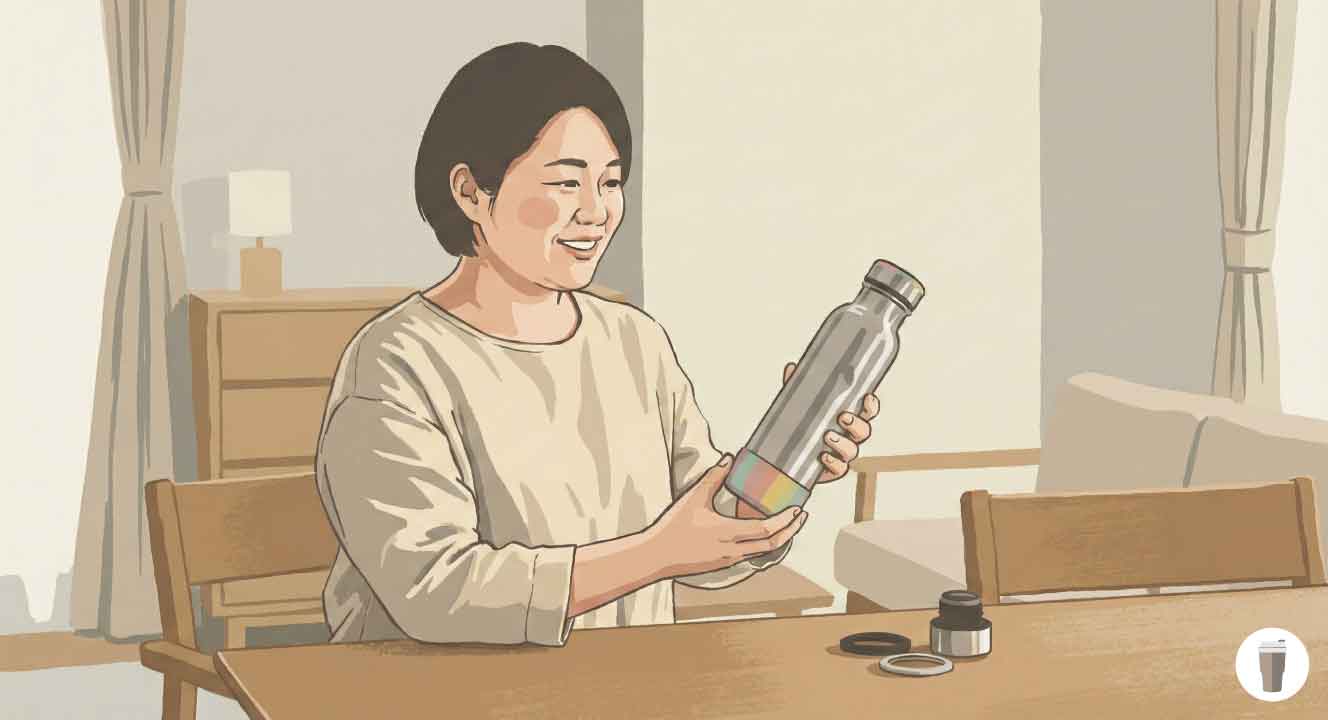 水筒を落とした後の対処法と復活術