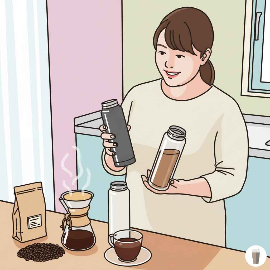 水筒でコーヒーを楽しむための選び方