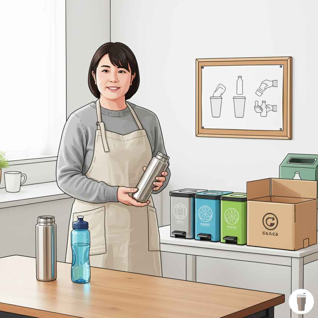 水筒が何ゴミか分かる捨て方とリサイクル