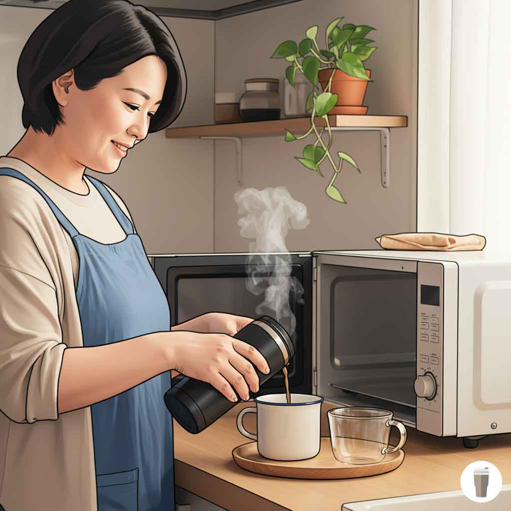 安全な飲み物の温め方と代替方法