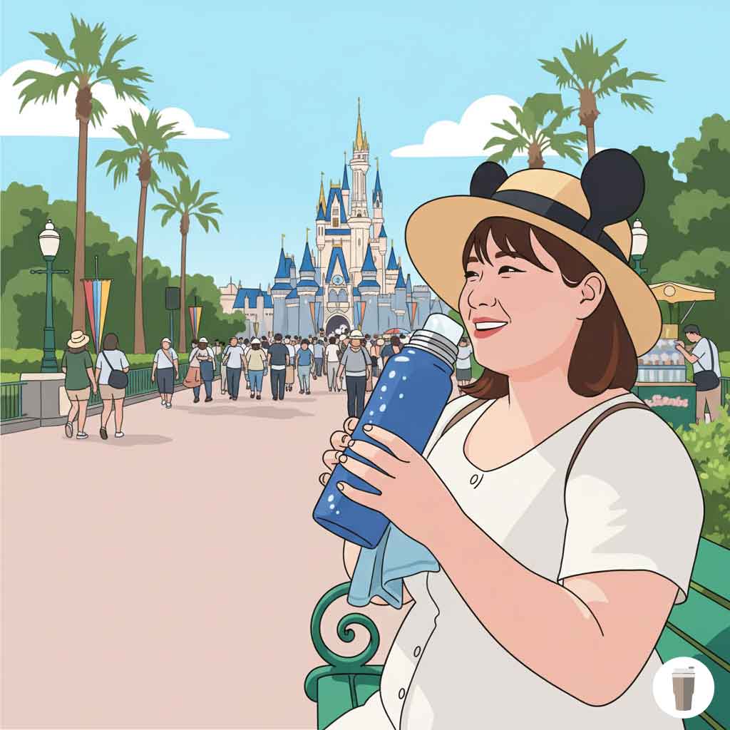 ディズニーに水筒を持参するメリットと夏の暑さ対策
