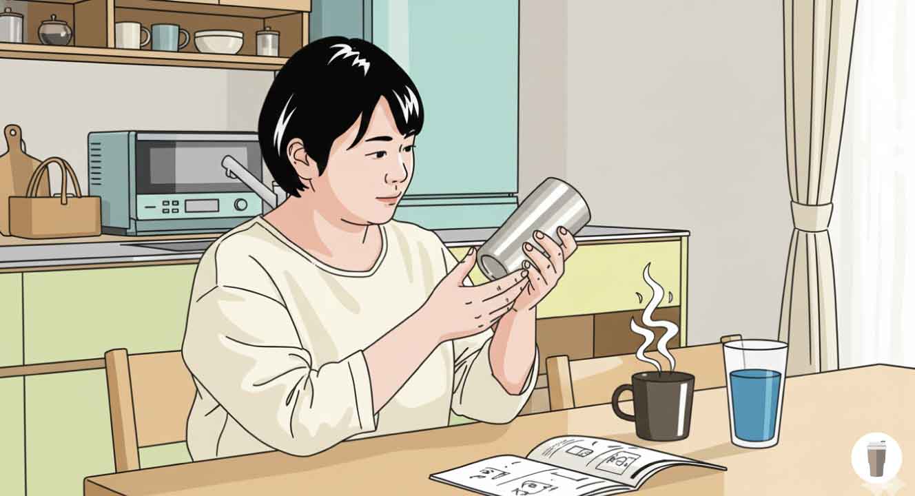 熱い飲み物で蓋が開かない時の対処法