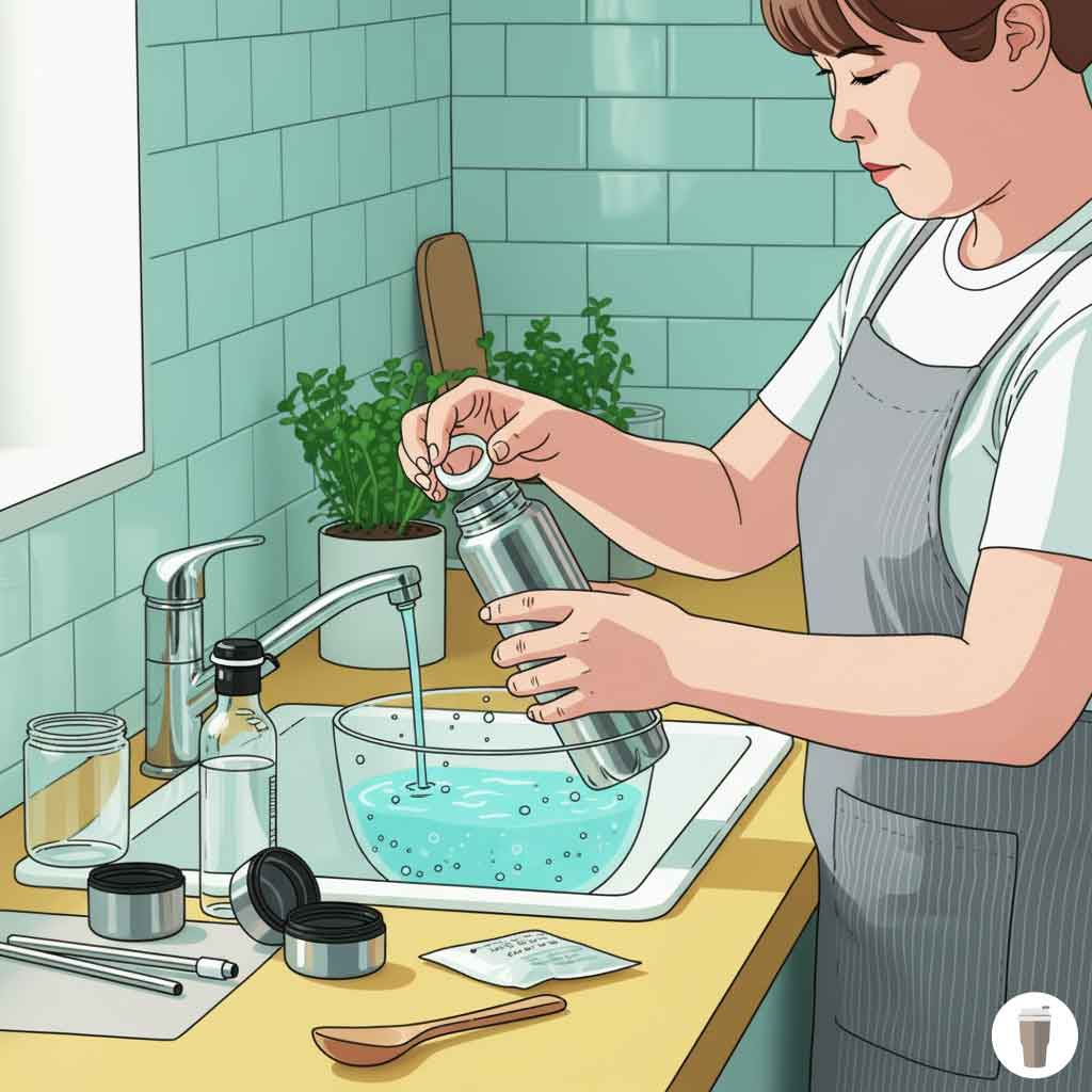 水筒の洗剤の味を消す完璧な洗浄術
