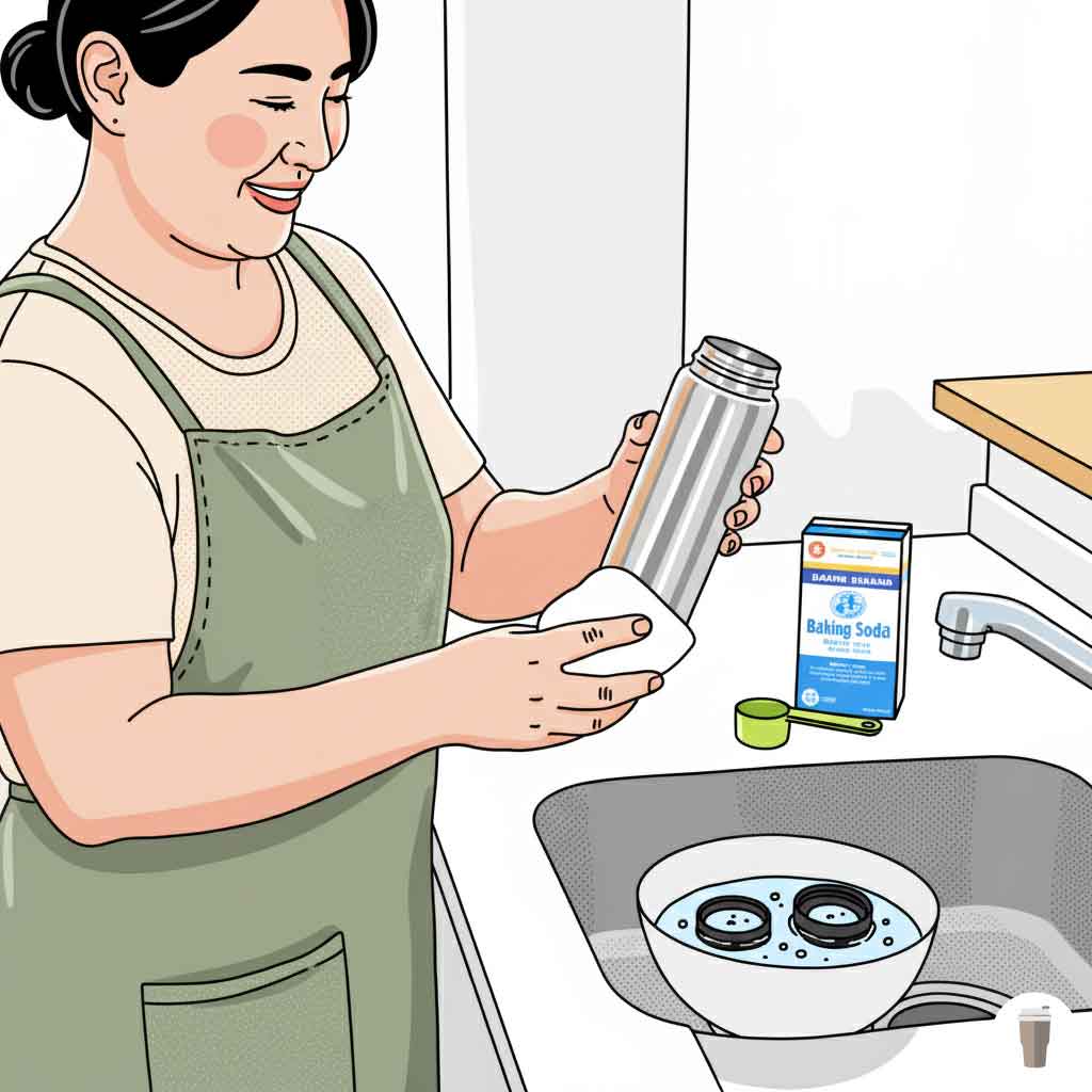 基本の洗い方【重曹で匂いを消す】