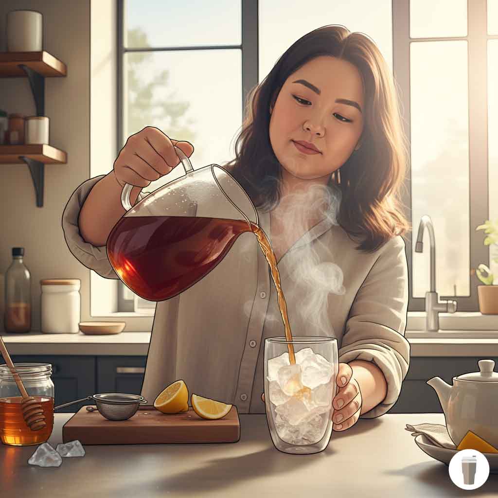 氷で急冷して香り高く保つコツ