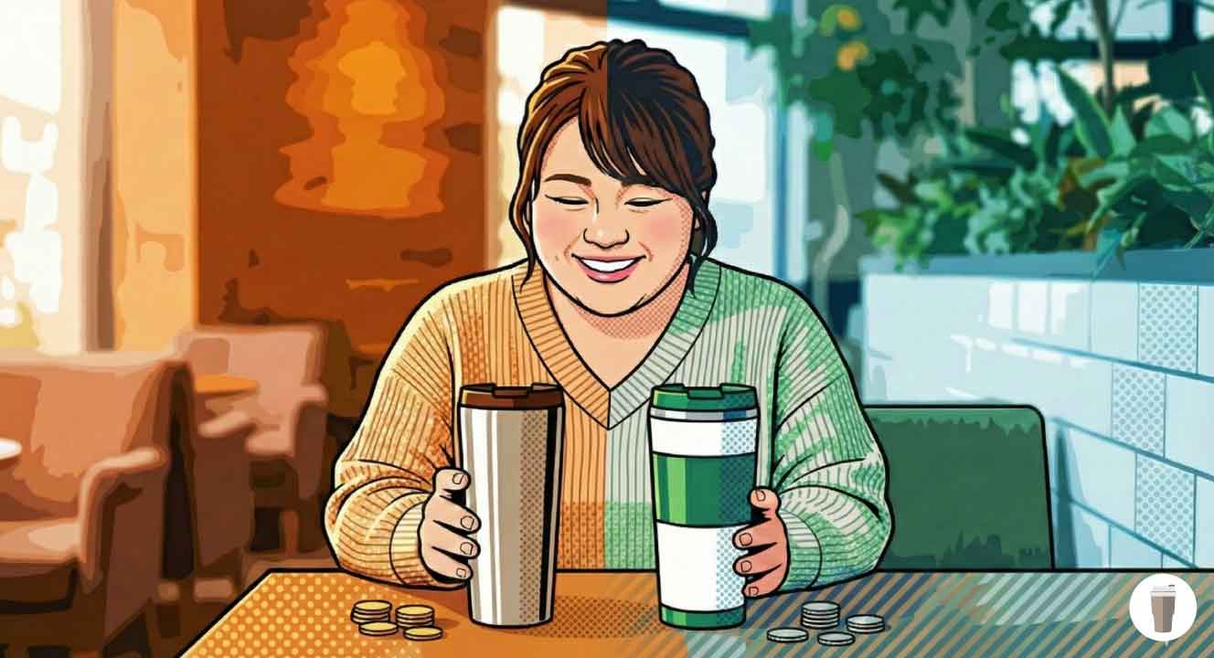 スタバとタリーズの割引額を徹底比較