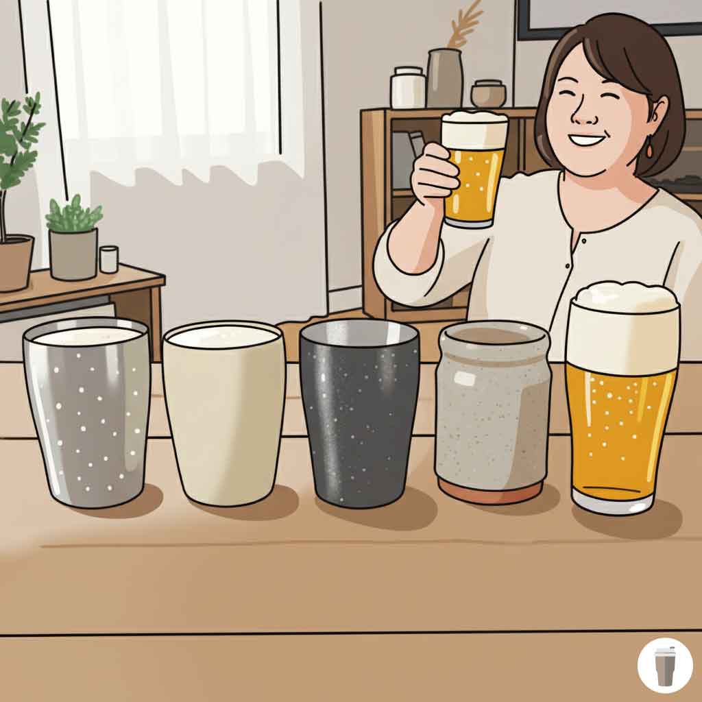 ビールに合う他素材との比較