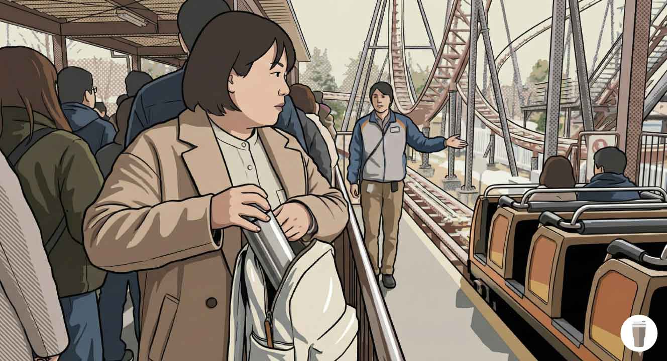 アトラクション乗車時の水筒の取り扱い注意点