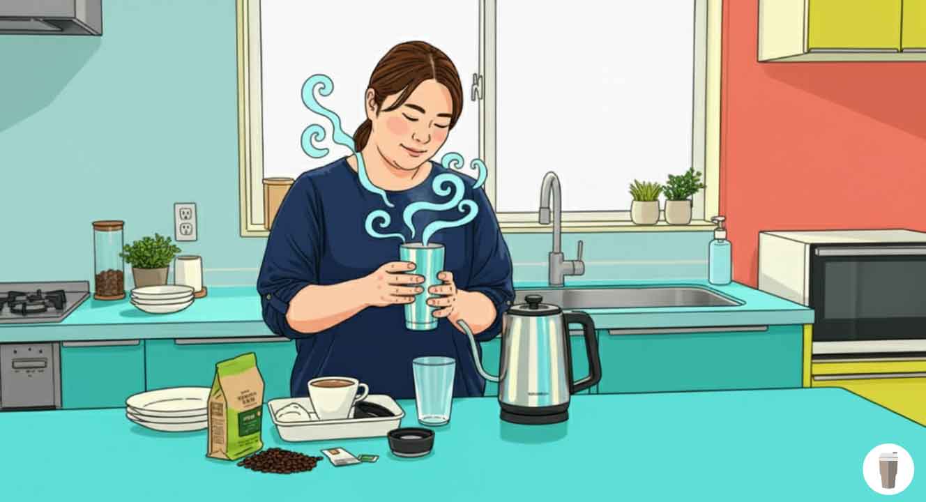 サーモスのタンブラーに熱湯は大丈夫？蓋の耐熱や消毒法