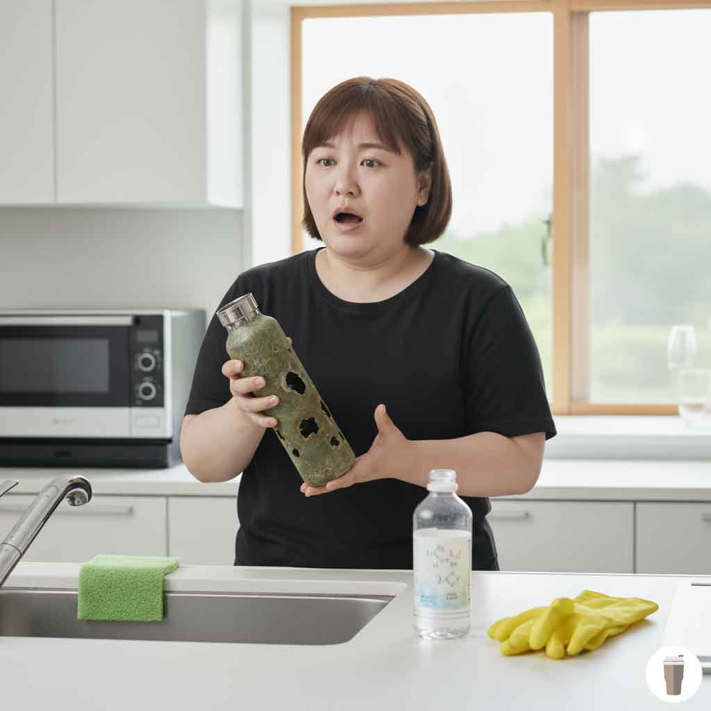 ステンレスの水筒に塩素系の漂白剤は絶対ダメ