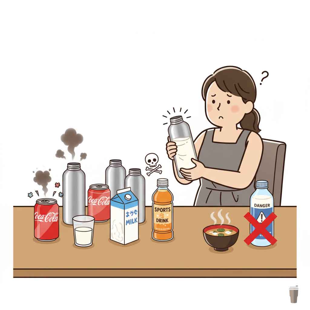 入れてはいけない他の飲み物