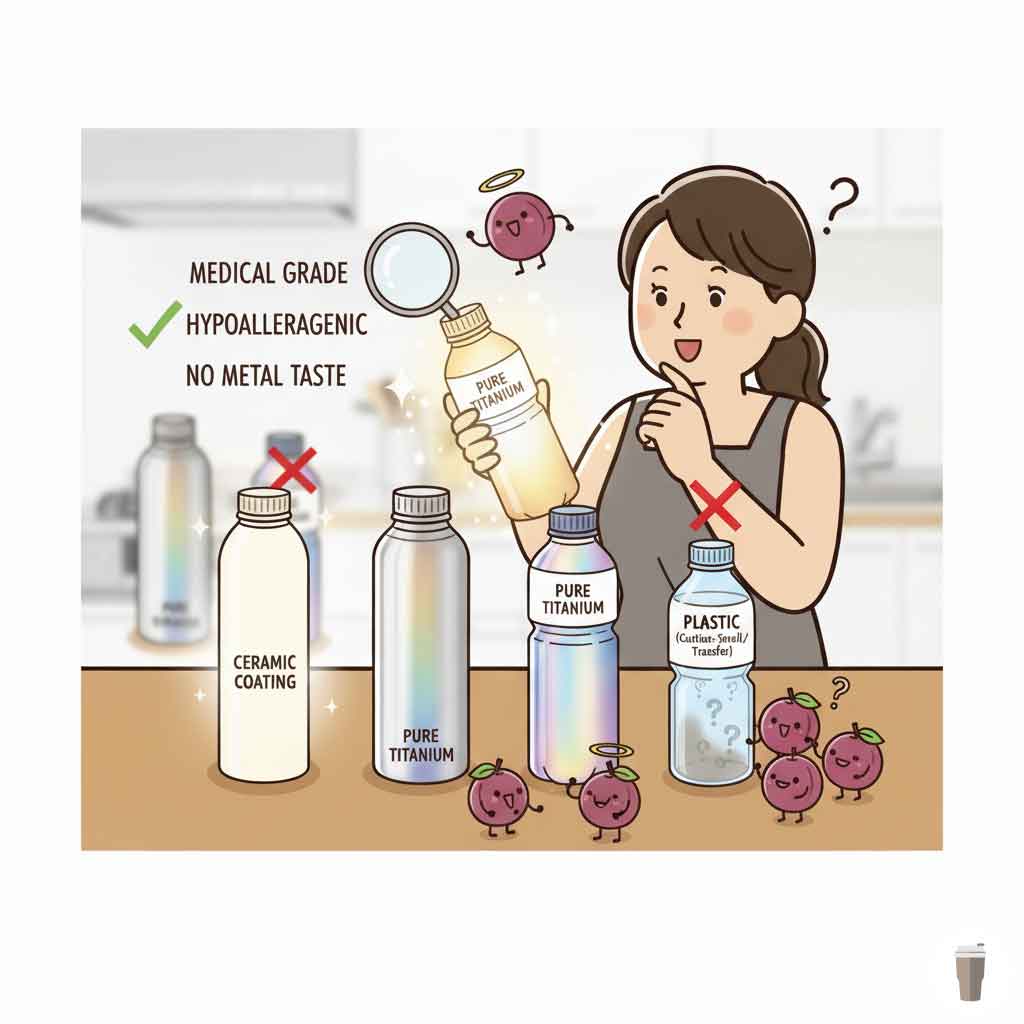 チタン製水筒のメリット