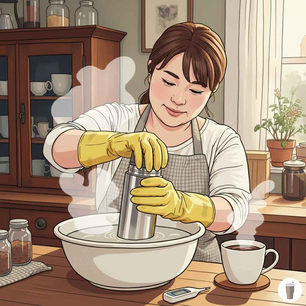 熱い飲み物による真空の対処法