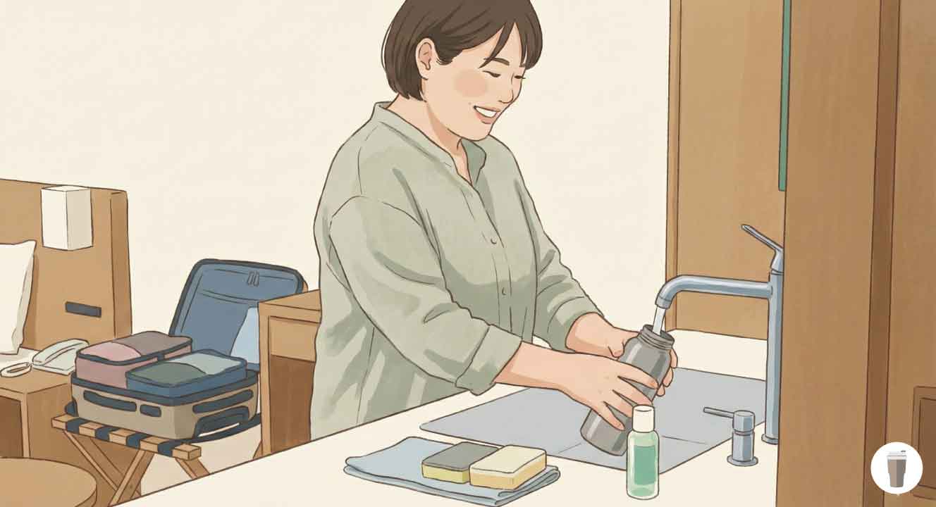 海外旅行で水筒を洗う方法は？持ち物から洗い方まで解説