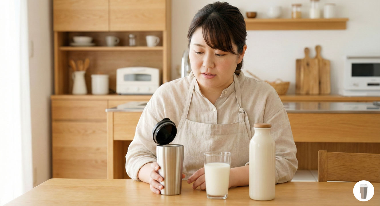ステンレス製タンブラーに牛乳はNG？爆発リスクと安全な対処法