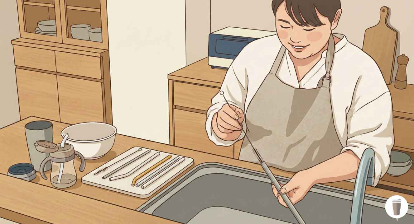【ストローの洗い方完全ガイド】水筒･タンブラー･子供用など