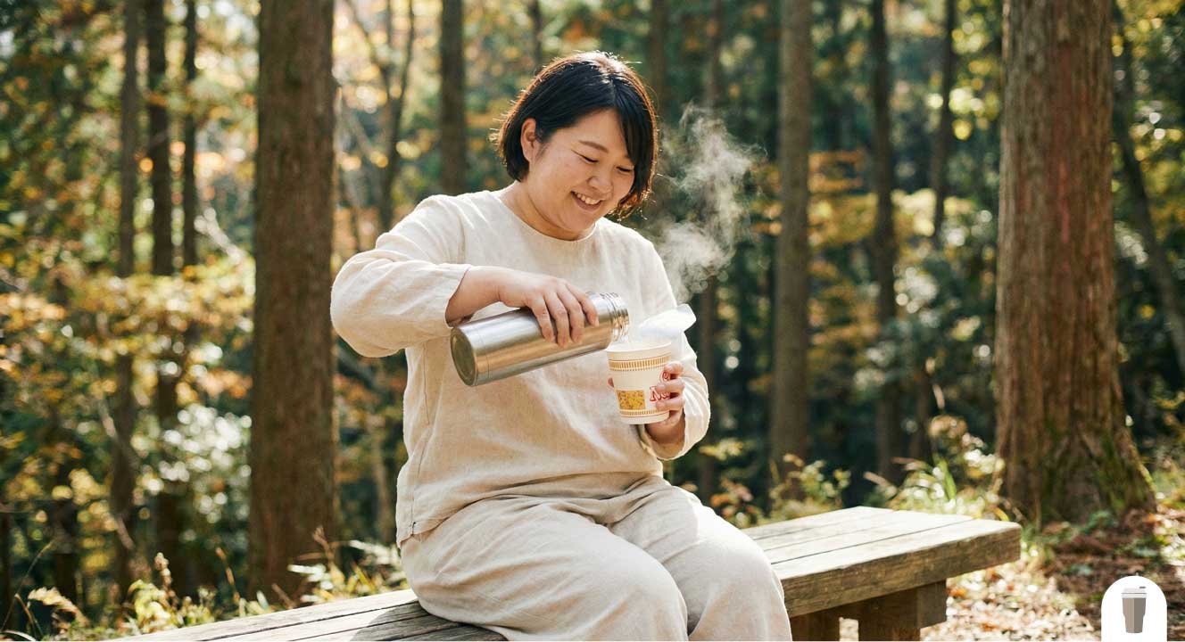 水筒のお湯でカップラーメンを食す！最強の保温術と失敗しない作り方