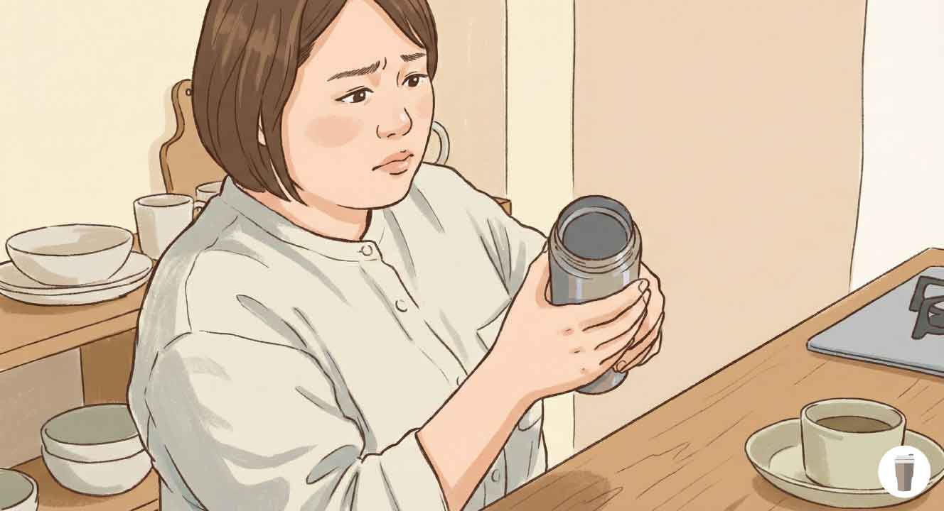 【危険】水筒をすすぐだけで