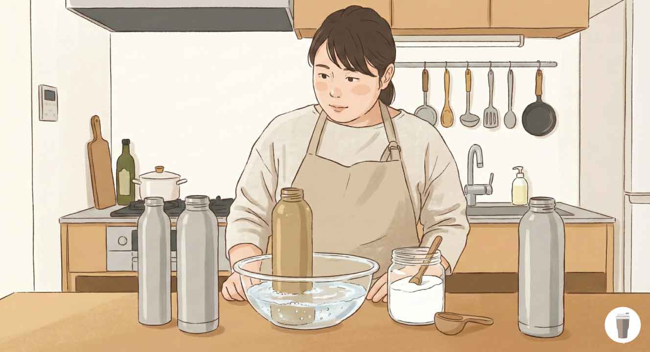 水筒の洗浄にはオキシクリーンが便利！正しい洗い方とダメな使い方