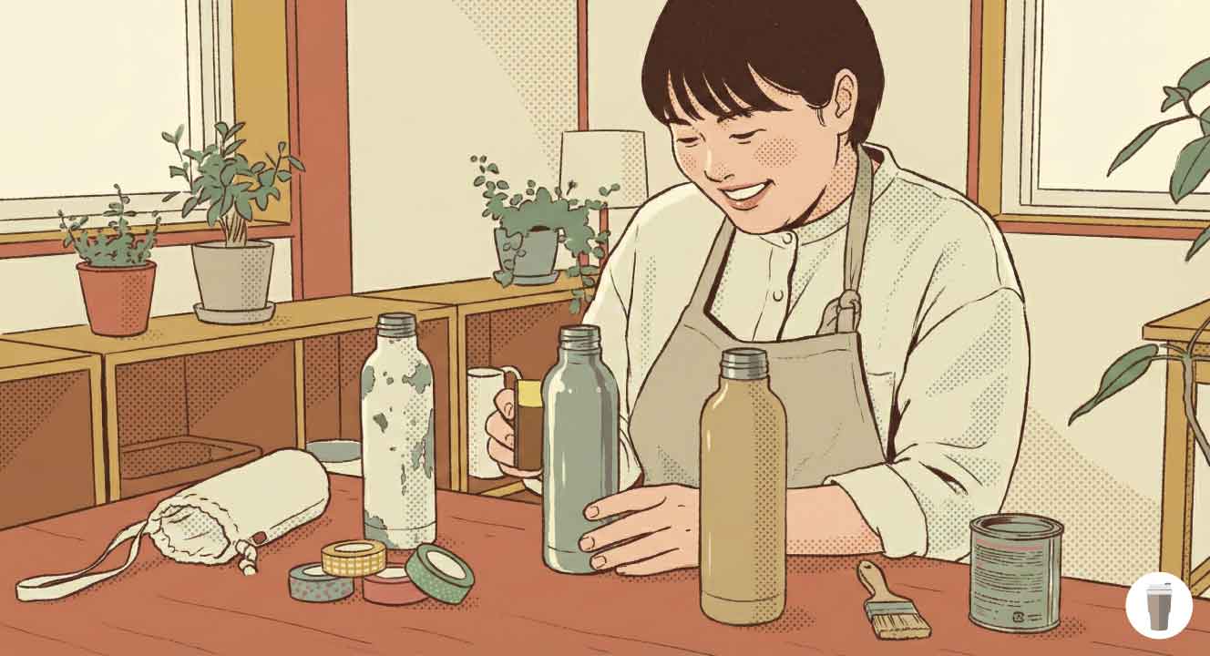 水筒の塗装剥がれをリメイク！簡単な方法から本格DIYまで解説