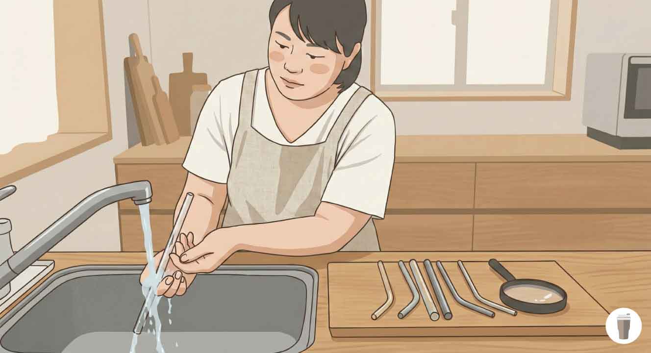 ストローをブラシなしで洗う際のリスクと限界