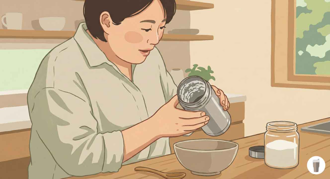 白いザラザラの正体は水垢