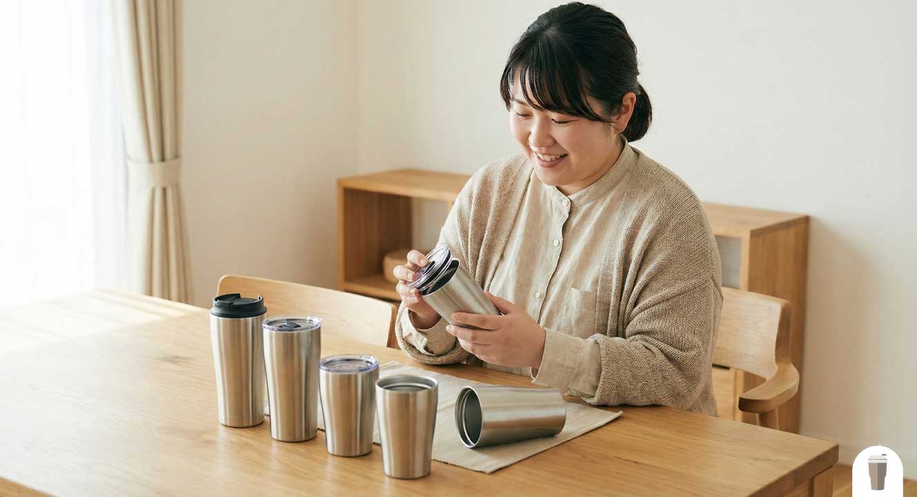 こぼれない蓋付きや高い保温力を持つ選び方