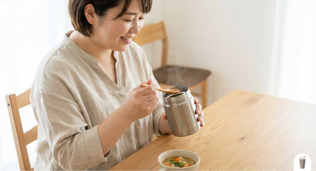 味噌汁やスープを入れるなら専用製品