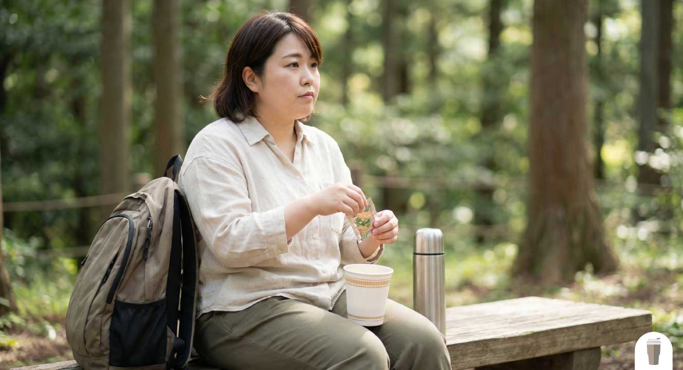 水筒のお湯を使ったカップラーメン調理の注意点