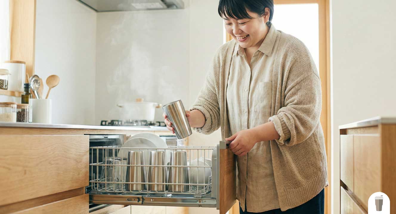 食洗機が使えるタンブラーのメリット