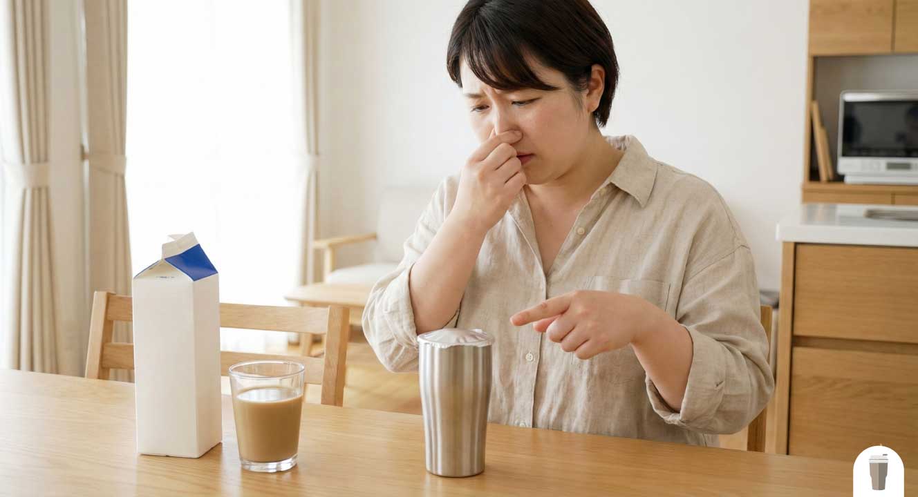 牛乳やカフェオレの腐敗とガス発生