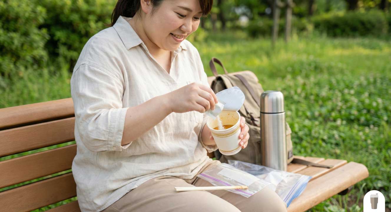 スープ凝固剤を活用したスマートなゴミの処理方法