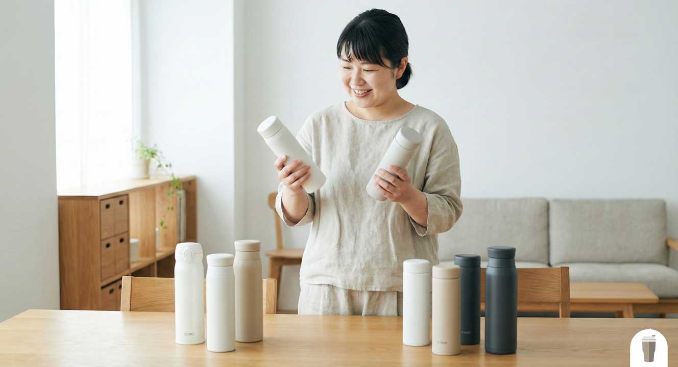 軽量なサーモスなどの人気ブランドを比較
