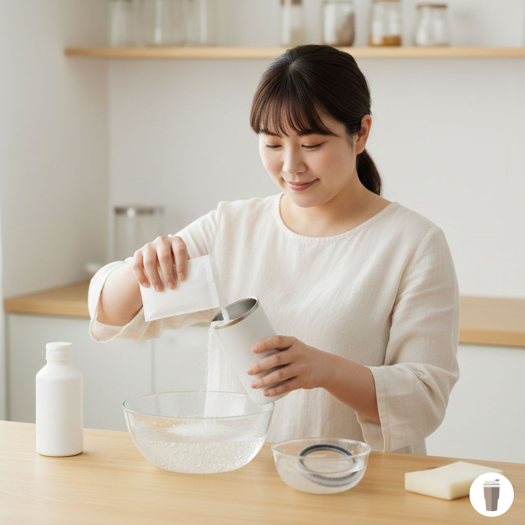 重曹や酸素系漂白剤の活用