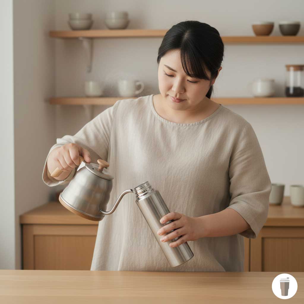保温効果を上げる簡単な予熱テクニック